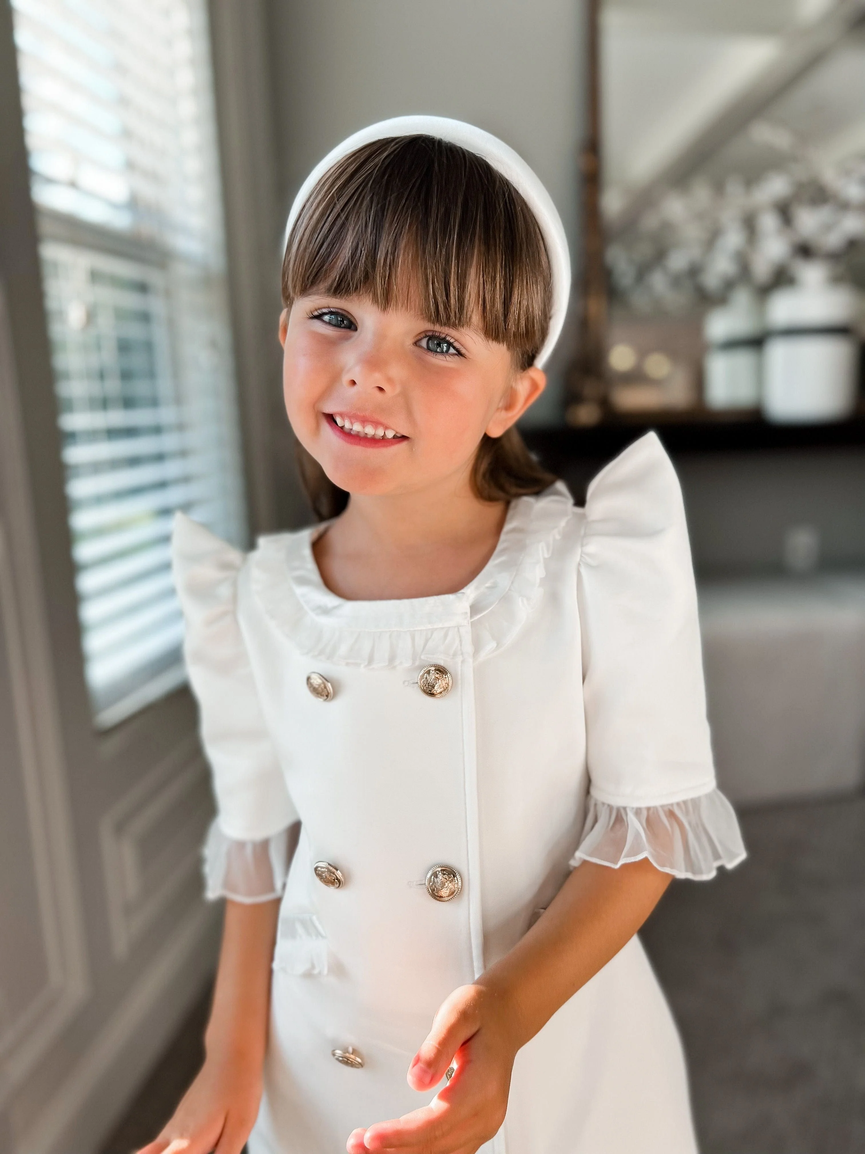 White Tuxedo Dress - Image 10