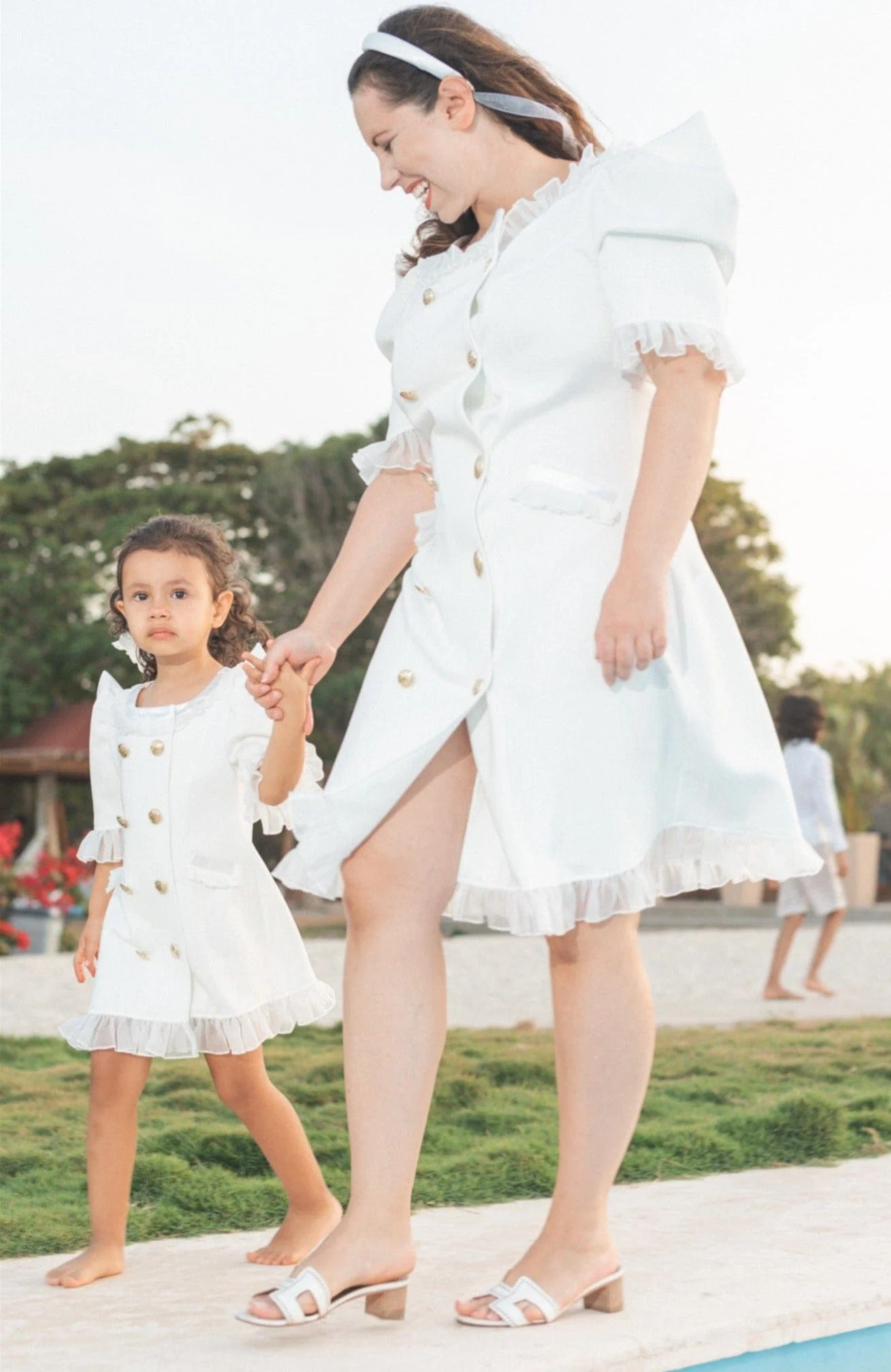 White Tuxedo Dress - Image 8