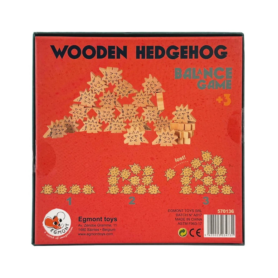 Wooden Hedgehog Balance Game - Image 2