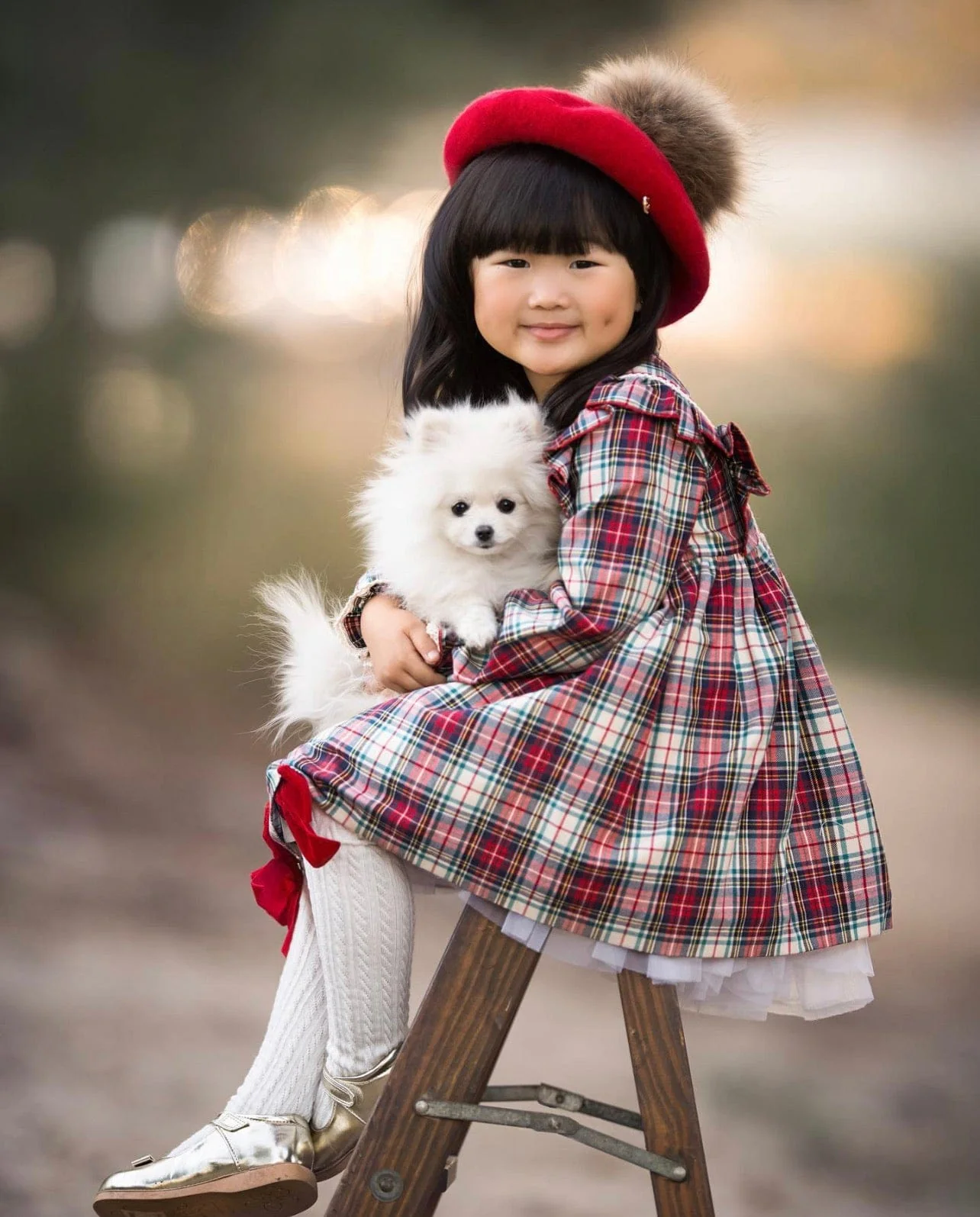 Wool Beret with Pom Pom - Image 24