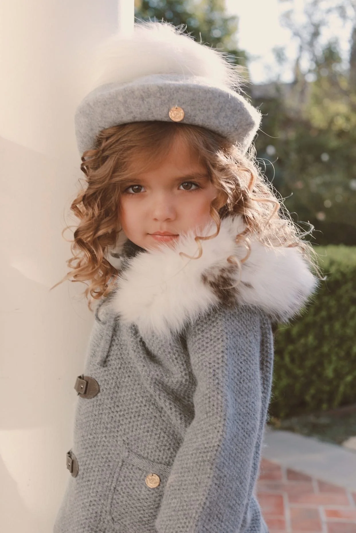 Wool Beret with Pom Pom - Image 6